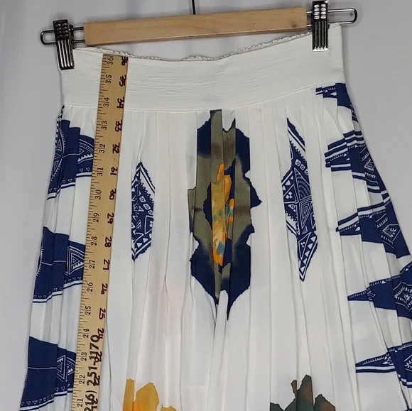 Dorothy Shoelen Skirt Set‎ 6 Cropped Jacket Full A-Line Midi Abstract Floral Y2K - Picture 9 of 15